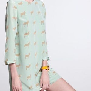 Anthropologie Donkey Silk Shift Dress